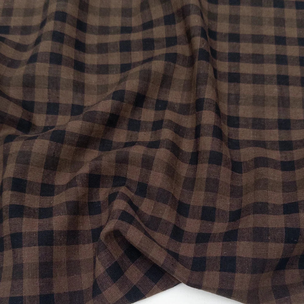 Eden Gingham: Coffee Bean