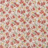 Floral Cotton Shirting in Red