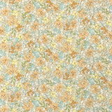 Floral Cotton Shirting in Gold