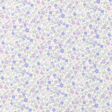 Microfloral Cotton Shirting in Lilac