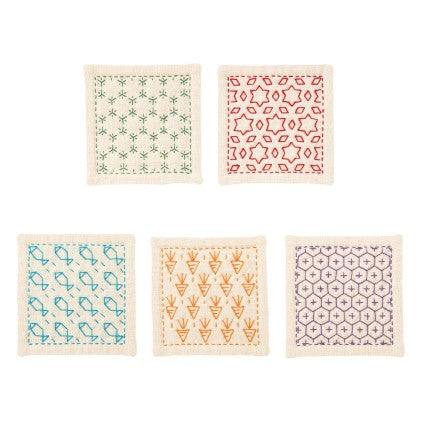 Olympus Sashiko Coaster Kit - Off-white