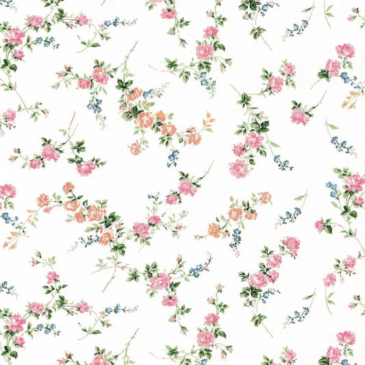 Liberty Tana Lawn - Elizabeth (J- Pink & White)