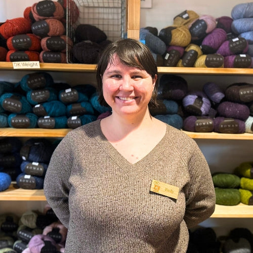 Emily Howell, Retail Associate at Sew to Speak craft store in Columbus, Ohio.