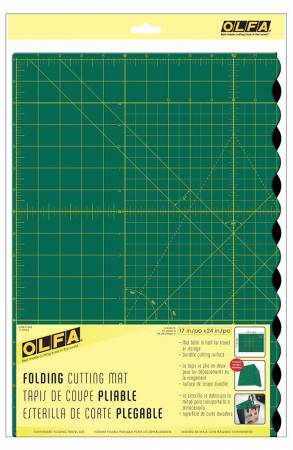 Folding Self-Healing Cutting Mat 17in x 24in - Olfa