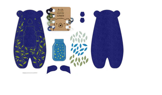 Keeper Bear - Glowbear Felt Doll Kit