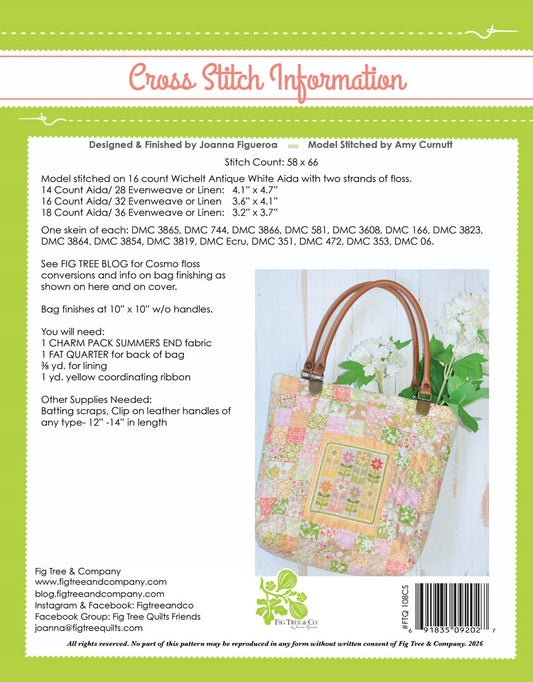 Spiky Rose Cross Stitch Pattern