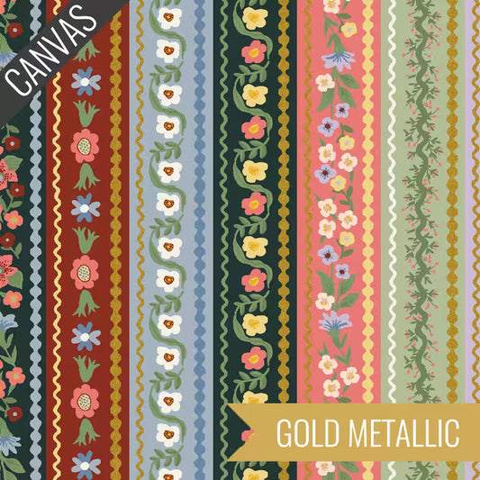 Gracie: Gemma in Original Metallic Canvas