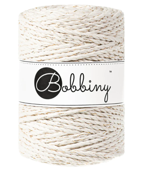Bobbiny - 5mm 3 ply Cotton Macrame Rope