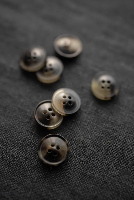 Smokey Brown Buttons 11mm