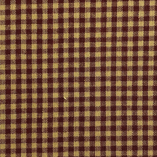 Diamond Textiles: Homespun Gingham in Wine (HS 3783)