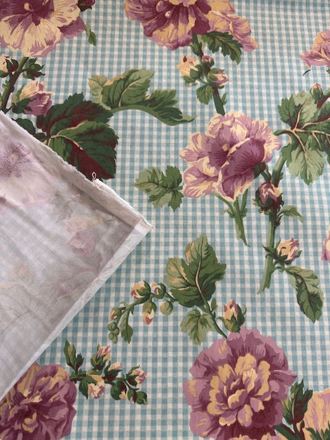 Deadstock Fabric: Floral Design Upholstery Weight