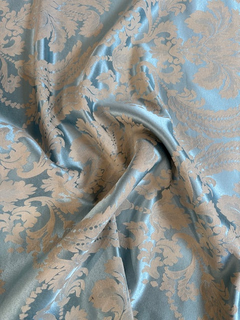 Lyons Damask in French Blue