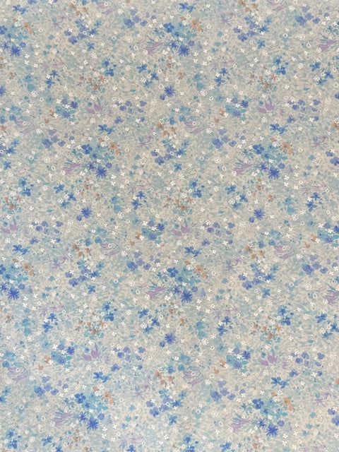 Sevenberry: Watercolor Floral in Blue