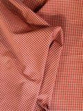 Textile Pantry: Red Yarn Dyed Bright Plaid