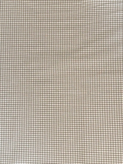 Textile Pantry: Beige Yarn Dyed Bright Plaid Woven