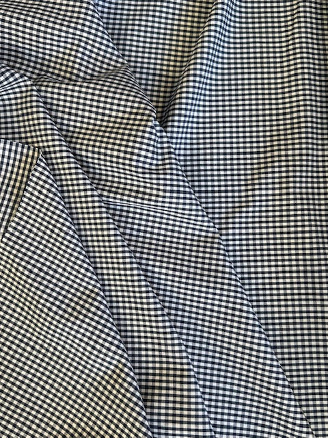 1/8" Gingham in Navy