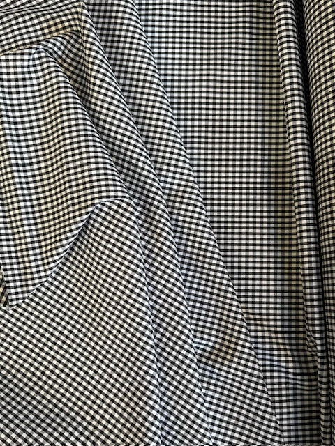 1/4" Gingham in Black