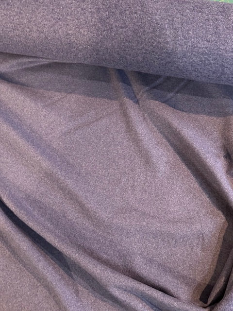 Recycled Cotton Fleece in Navy