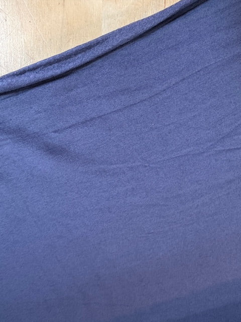 Bamboo/Merino Stretch Fleece in Marine Navy