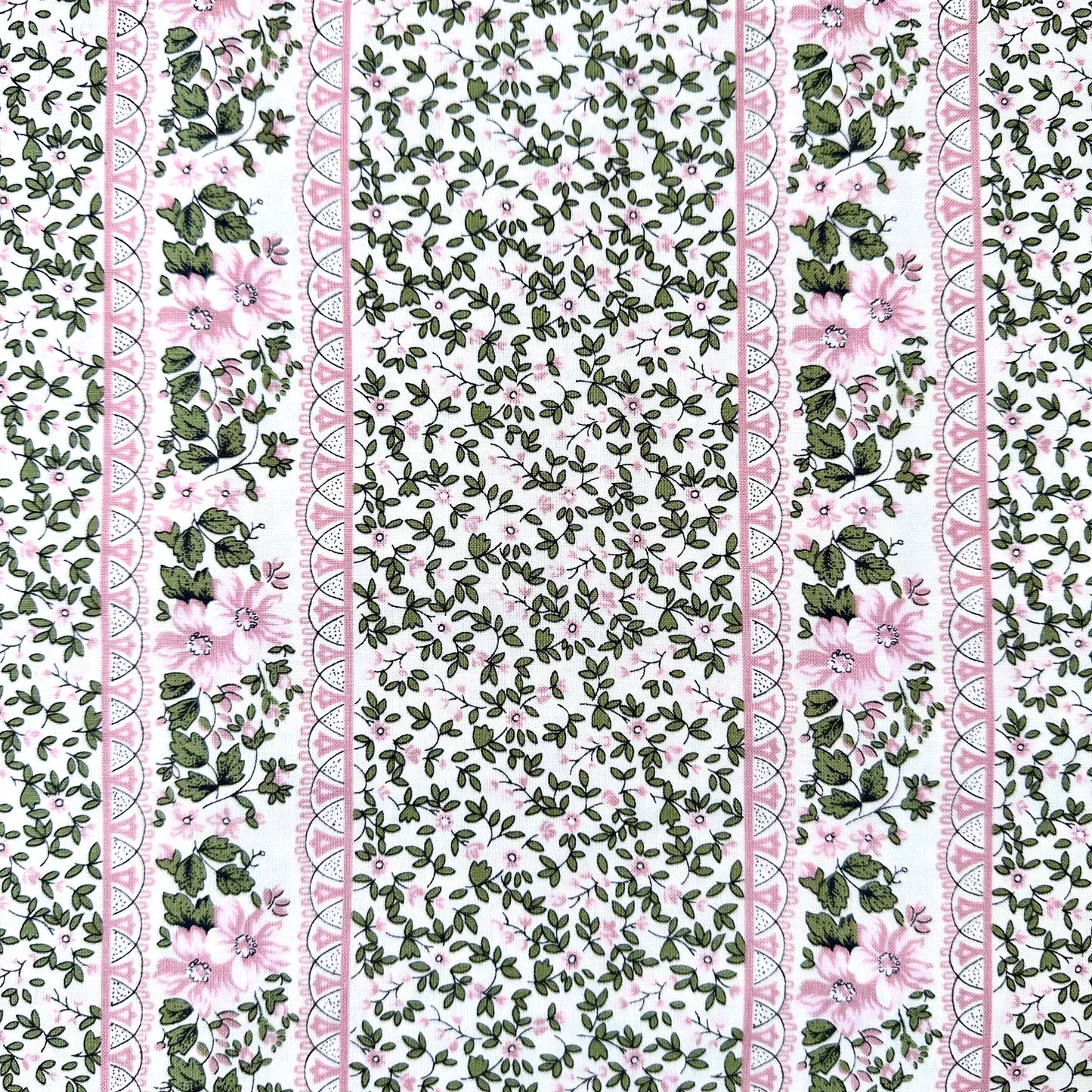 Floral Wallpaper Stripe by Country Floral