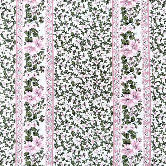 Floral Wallpaper Stripe by Country Floral