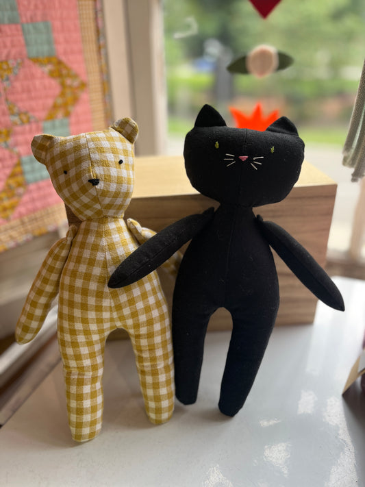 Buttercup Bear or Klara Kitten w/ Nat