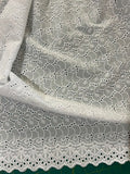 White Eyelet Fabric
