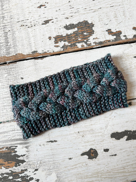 Braided Cable Ear Warmer w/ Rhonda
