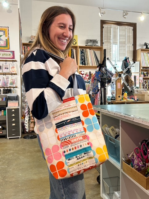 Stylish Selvedge Tote w/ Kam