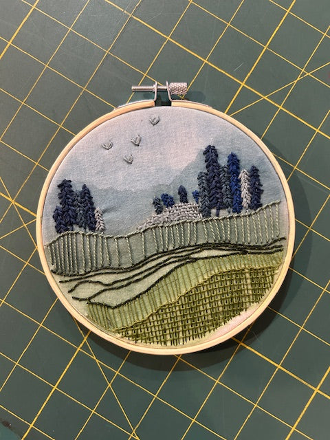 Watercolor Embroidery w/ Erin