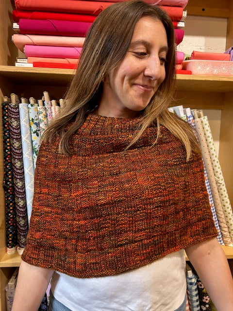 Knitting: The Malin Capelet w/ Rhonda
