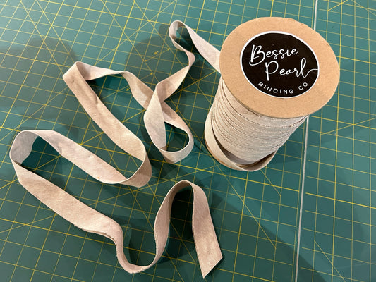 Linen/Cotton Blend Quilt Binding in Flax