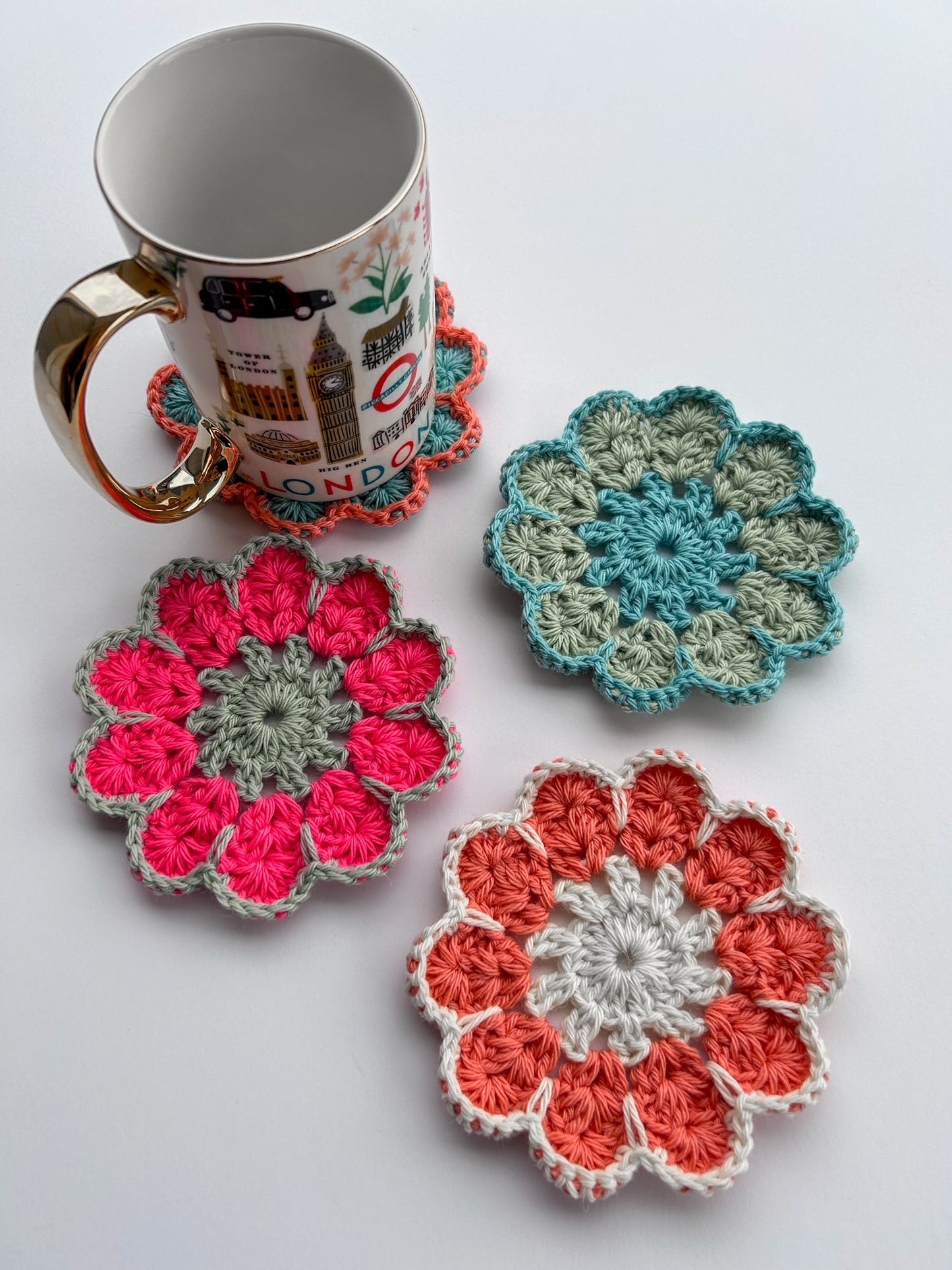 Crochet Retro Coasters w/ Rachael