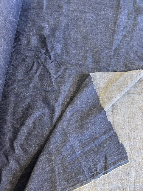 Hemp/Organic Cotton Denim: Dark Blue, 6 oz.