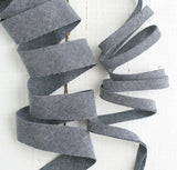 Washed Denim Quilt Binding - By The Yard