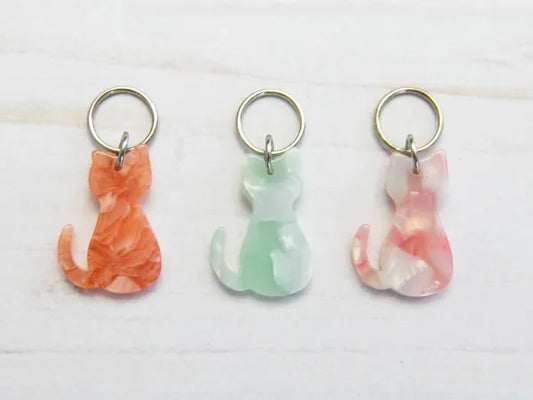 Fox & Pine Pastel Cat Stitch Markers