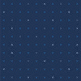 Linen Blend: Crossed Grid Kurai