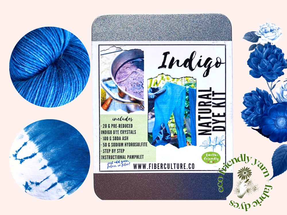 Fiber Culture Indigo Natural Mini Natural Dye Kit