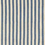 Woven Ticking Stripe in Navy