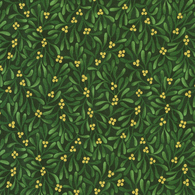 Holiday Flourish Festive Finery: Leaves in Evergreen