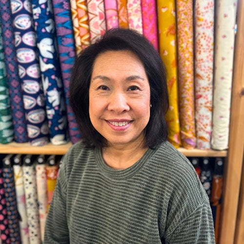 Kam Chin, Craft Class Teacher at Sew to Speak sewing store in Columbus, Ohio.