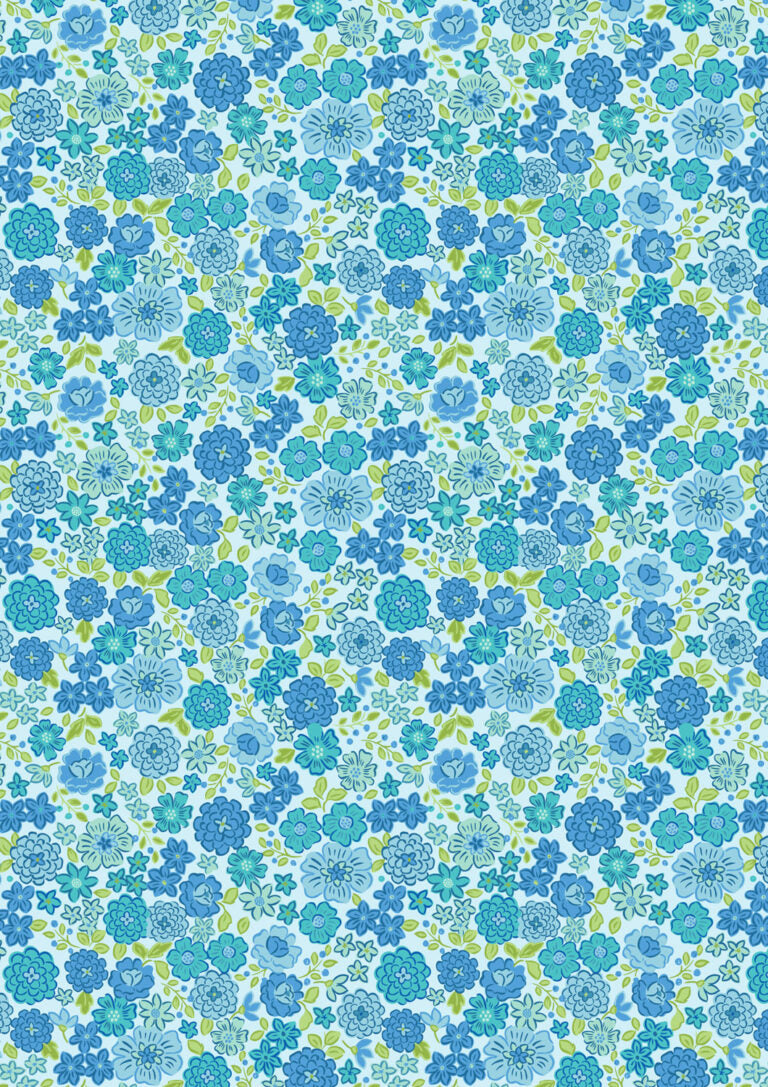 Boho Blooms: Boho Blooms in Terrific Turquise