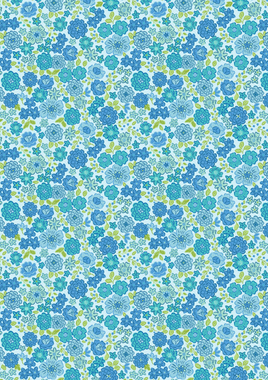 Boho Blooms: Boho Blooms in Terrific Turquise