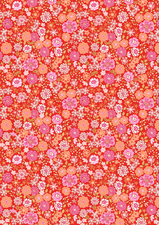 Boho Blooms: Boho Blooms in Summer Red