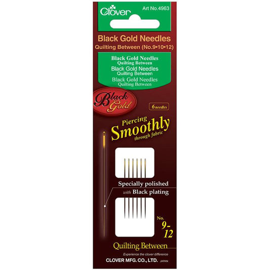 Black Gold Needles: Quilting Between (9-12)