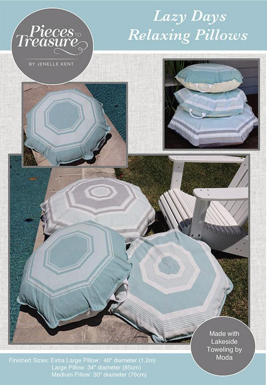 Pieces To Treasure: Lazy Days Relaxing Pillows Pattern