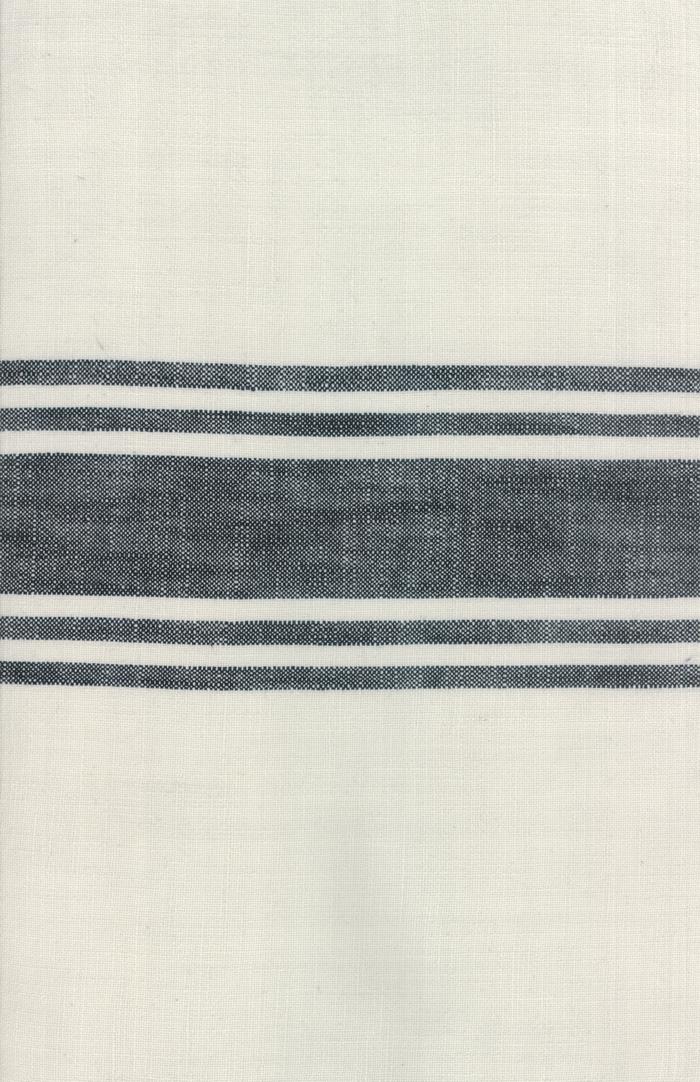 Urban Cottage Toweling: Ivory & Black