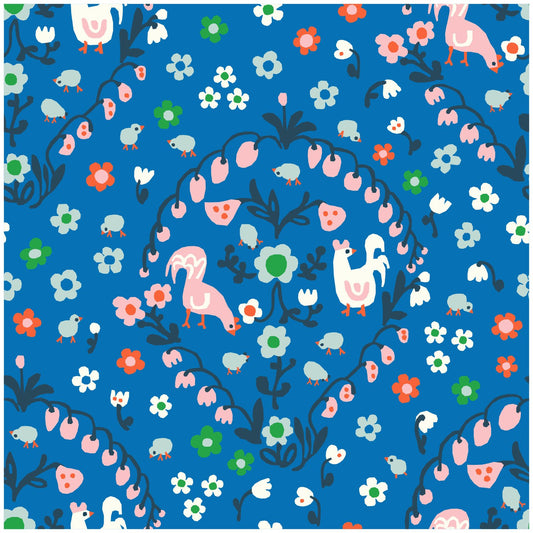 Enchanted: Folk Garden in Blue