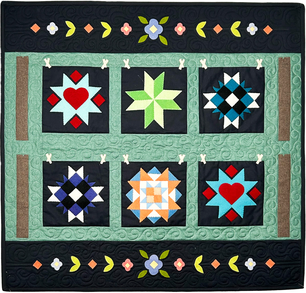 Lamb Farm Woolies: Lancaster County Quilt Pattern by Lamb Farm Designs