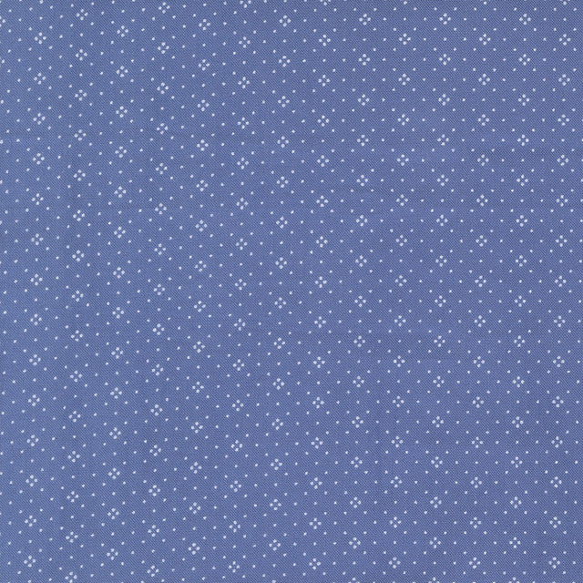 Rosie: Eyelet in Denim Jeans Blue